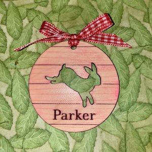 Wooden Engraved Easter Basket Tags
